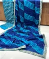Gerua By Stavan Pure Chiffon With Embroidery Work Saree